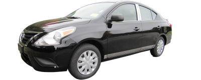 QAA - Fits Nissan VERSA 4dr QAA Stainless 1pcs Rear Deck Accent RD12530 - Image 2