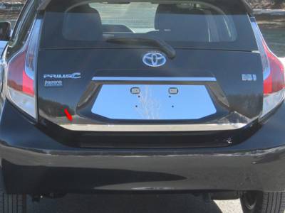 QAA - TOYOTA PRIUS C 4dr QAA Stainless 1pcs Rear Deck Accent RD12705 - Image 1