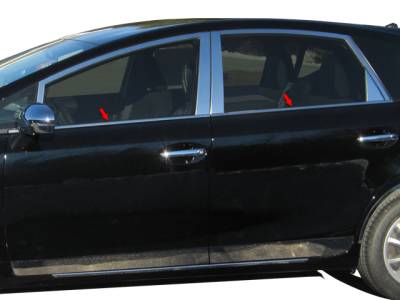 TOYOTA PRIUS V 4dr QAA Stainless 8pcs Window Sill Accent WS12700