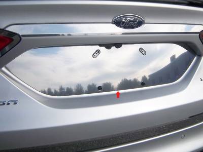 QAA - FORD FUSION 4dr QAA Stainless 1pcs License Plate Bezel LP53390 - Image 1