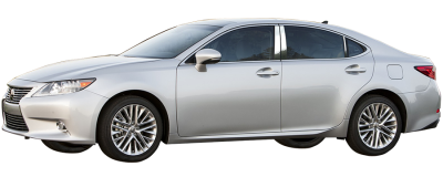 QAA - LEXUS ES350 4dr QAA Stainless 6pcs Pillar Trim PP13107 - Image 2