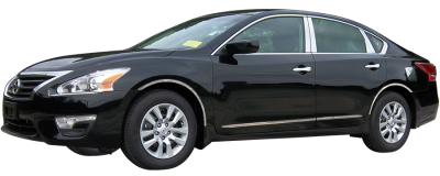 QAA - Fits Nissan ALTIMA 4dr QAA Stainless 4pcs Rocker Panel Trim TH13550 - Image 2