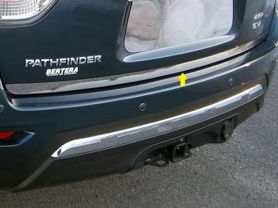 Fits Nissan PATHFINDER 4dr QAA Stainless 1pcs Rear Deck Accent RD13527