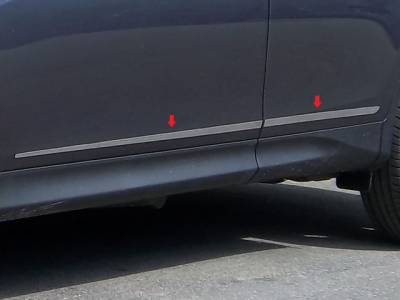 TOYOTA RAV4 4dr QAA Stainless 4pcs Side Accent Trim AT13180