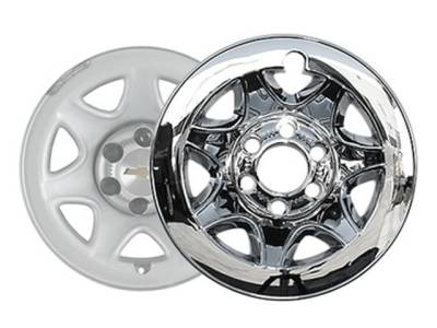 SILVERADO 2/4dr QAA Chrome ABS plastic 4pcs Wheel Cover Hub Cap HUB54181