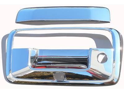 QAA - GMC SIERRA 2/4dr QAA Chrome ABS plastic 3pcs Tailgate Handle Cover DH54184 - Image 3