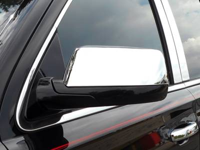 QAA - GMC YUKON 4dr QAA Chrome ABS plastic 2pcs Mirror Cover MC55196 - Image 2