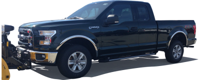 QAA - FORD F-150 2/4dr QAA Molded Stainless 4pcs Wheel Well Fender Trim WZ55308 - Image 2