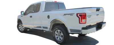 QAA - FORD F-150 Super Cab, 6.5' bed QAA Stainless 12pcs Molding Insert MI55302 - Image 5