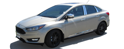 QAA - FORD FOCUS 4dr QAA Stainless 4pcs Wheel Well Accent WQ55346 - Image 2