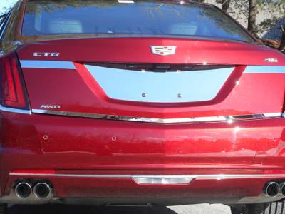 QAA - CADILLAC CT6 4dr QAA Stainless 1pcs License Plate Bezel LP56230 - Image 2