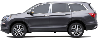 QAA - HONDA RIDGELINE 4dr QAA Chrome ABS plastic 8pcs Door Handle Cover DH16260 - Image 2