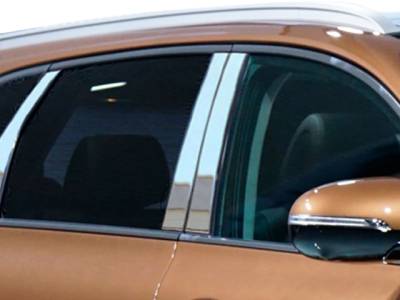 KIA SORENTO 4dr QAA Stainless 4pcs Pillar Trim PP16820