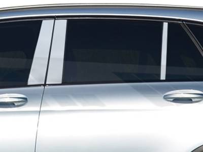 MERCEDES GLC 4dr QAA Stainless 6pcs Pillar Trim PP16991