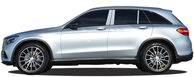 QAA - MERCEDES GLC 4dr QAA Stainless 6pcs Pillar Trim PP16991 - Image 2