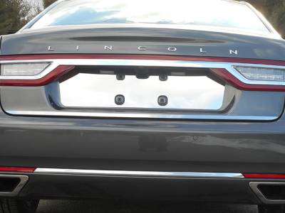 LINCOLN CONTINENTAL 4dr QAA Stainless 1pcs License Plate Bezel LP57680