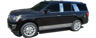 QAA - LINCOLN NAVIGATOR 4dr QAA Stainless 6pcs Pillar Trim PP58384 - Image 3