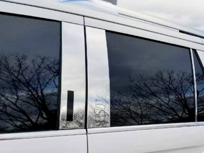 QAA - LINCOLN NAVIGATOR 4dr QAA Stainless 6pcs Pillar Trim PP58384 - Image 4