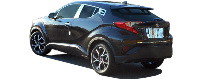 QAA - TOYOTA C-HR 4dr QAA Stainless 4pcs Window Sill Accent WS18140 - Image 3