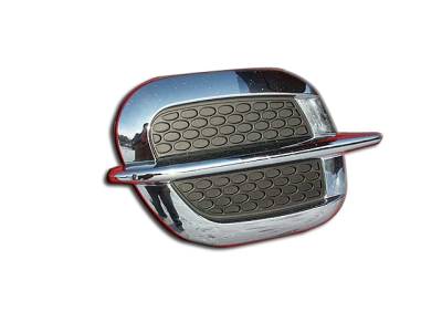 QAA Chrome ABS plastic 2pcs Port Hole Bezel PH4700T