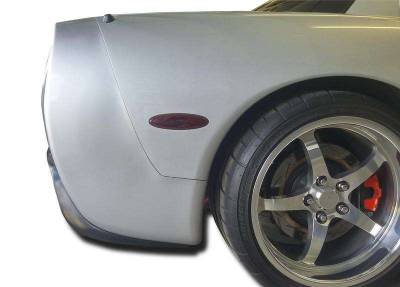 KBD Urethane - Chevrolet Corvette Stealth KBD Urethane Rear Body Kit Diffuser 37-6048 - Image 8