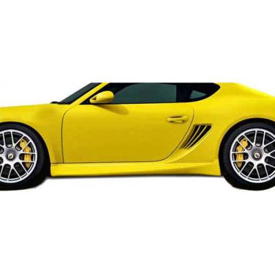 KBD Urethane - Porsche Boxster Premier Style KBD Urethane Side Skirts Body Kit 37-2297 - Image 2