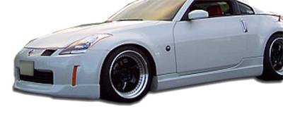 KBD Urethane - Nissan 350Z ING Style KBD Urethane Side Skirts Body Kit 37-2296 - Image 8
