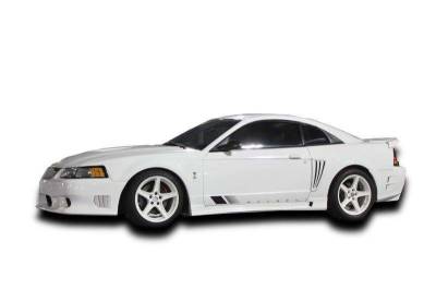 KBD Urethane - Ford Mustang Sallen Style KBD Urethane Side Skirts Body Kit 37-2282 - Image 2