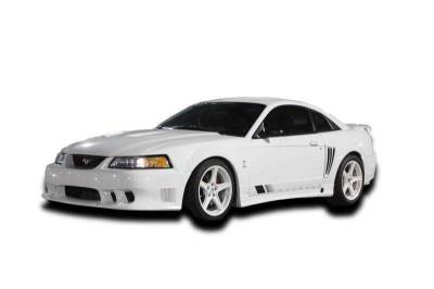 KBD Urethane - Ford Mustang Sallen Style KBD Urethane Side Skirts Body Kit 37-2282 - Image 3