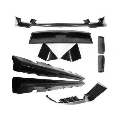 KBD Urethane - Dodge Charger Premier Style KBD Urethane 7 Pcs Full Body Kit 37-2117 - Image 3