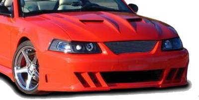 KBD Urethane - Ford Mustang Demon Style KBD Urethane Front Body Kit Bumper 37-2245 - Image 5