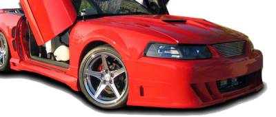 KBD Urethane - Ford Mustang Demon Style KBD Urethane Front Body Kit Bumper 37-2245 - Image 6