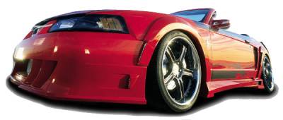KBD Urethane - Ford Mustang Demon Style KBD Urethane Front Body Kit Bumper 37-2245 - Image 7
