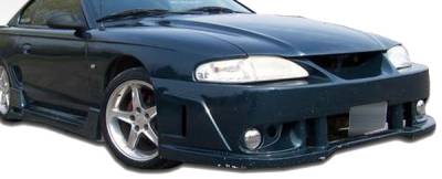 KBD Urethane - Ford Mustang Spy 2 Style KBD Urethane Front Body Kit Bumper 37-2219 - Image 2
