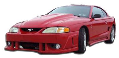 KBD Urethane - Ford Mustang Spy 2 Style KBD Urethane Front Body Kit Bumper 37-2219 - Image 6