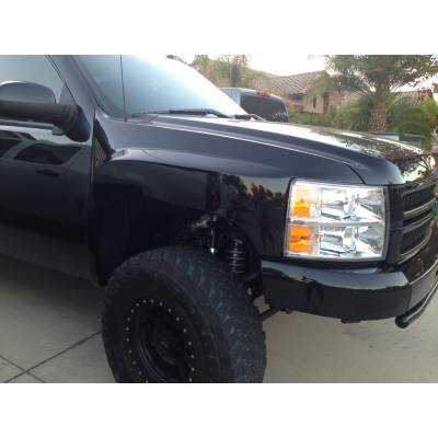 Advanced Fiberglass Composites - Chevrolet Silverado 4" Flare 2" Rise Adv Fiber Body Kit- Fenders AFC 104 - Image 3