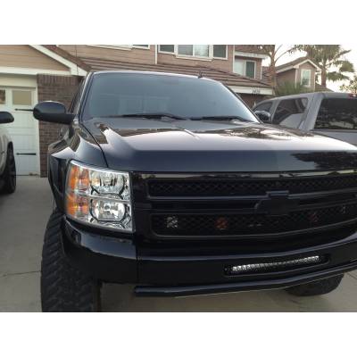 Advanced Fiberglass Composites - Chevrolet Silverado 4" Flare 2" Rise Adv Fiber Body Kit- Fenders AFC 104 - Image 4