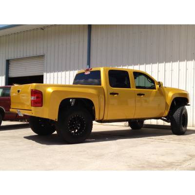 Advanced Fiberglass Composites - Chevrolet Silverado 4.5" Flare 2" Rise Body Kit- Bedside Fenders AFC 107 - Image 2