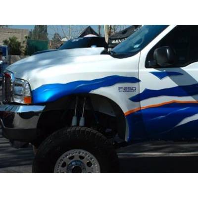 Advanced Fiberglass Composites - Ford Superduty 3" Flare 1" Rise Adv Fiber Body Kit- Fenders AFC 62 - Image 2
