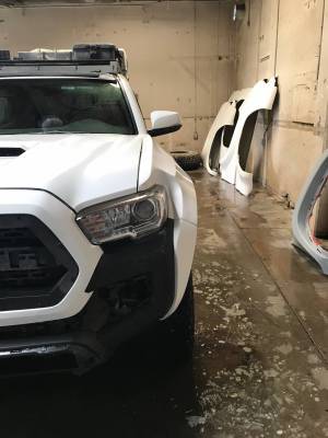 Advanced Fiberglass Composites - Toyota Tacoma 4" Flare 2" Rise Adv Fiber Body Kit- Fenders AFC 156 - Image 2