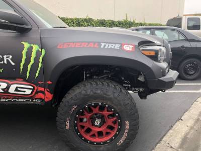 Advanced Fiberglass Composites - Toyota Tacoma 4" Flare 2" Rise Adv Fiber Body Kit- Fenders AFC 156 - Image 8