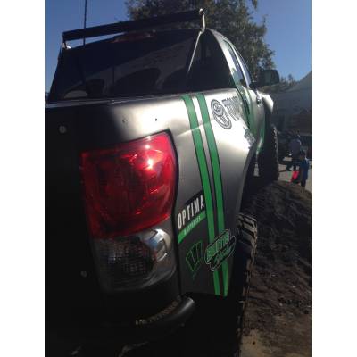 Advanced Fiberglass Composites - Toyota Tundra 4.5" Flare 2" Rise Body Kit- Bedside Fenders AFC 120 - Image 5