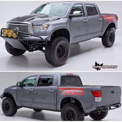 Advanced Fiberglass Composites - Toyota Tundra 4" Bulge 2" Rise Adv Fiber Body Kit- Fenders AFC 108 - Image 2