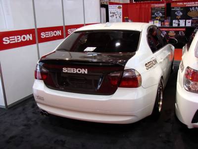Seibon - BMW 3 Series 4dr CSL Seibon Carbon Fiber Body Kit-Trunk/Hatch!!! TL0507BMWE90-C - Image 4