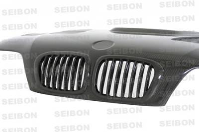 Seibon - BMW M3 GTR-Style Seibon Carbon Fiber Body Kit- Hood!!! HD0105BMWE46M3-GTR - Image 2
