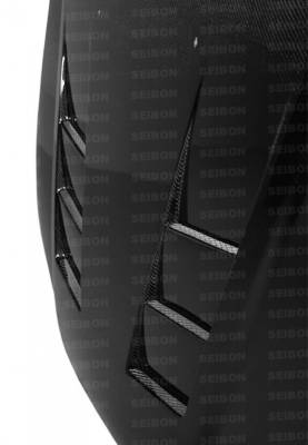 Seibon - Honda Civic TS-Style Seibon Carbon Fiber Body Kit- Hood!!! HD9698HDCV-TS - Image 2