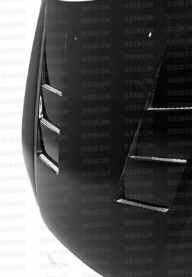 Seibon - Honda Civic TS-Style Seibon Carbon Fiber Body Kit- Hood!!! HD9900HDCV-TS - Image 3