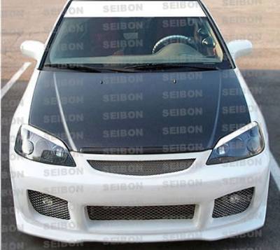 Seibon - Honda Civic 2dr OE-Style Seibon Carbon Fiber Body Kit- Hood! HD0103HDCV-OE - Image 2