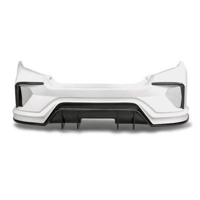 Seibon - Honda Civic TT Seibon Carbon Fiber Rear Body Kit Bumper!!! RB16HDCV4-TT-GF - Image 1