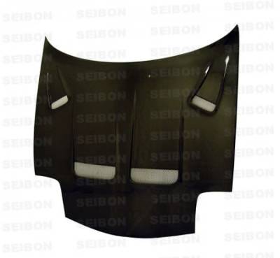 Seibon - Mazda RX7 KS-Style Seibon Carbon Fiber Body Kit- Hood!!! HD9396MZRX7-KS - Image 1